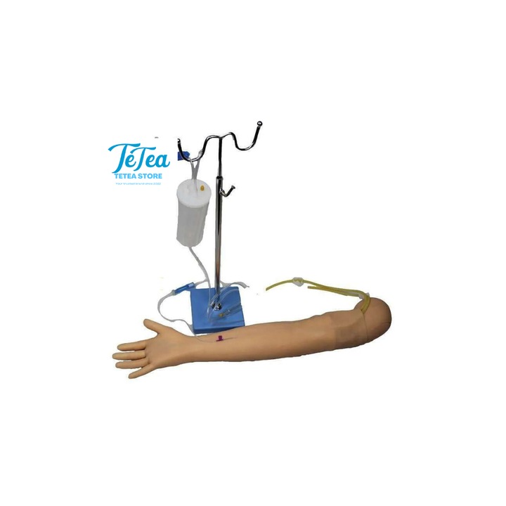 Kit educational Tetea, brat multifunctional pentru simulare practici medicale intravenoase