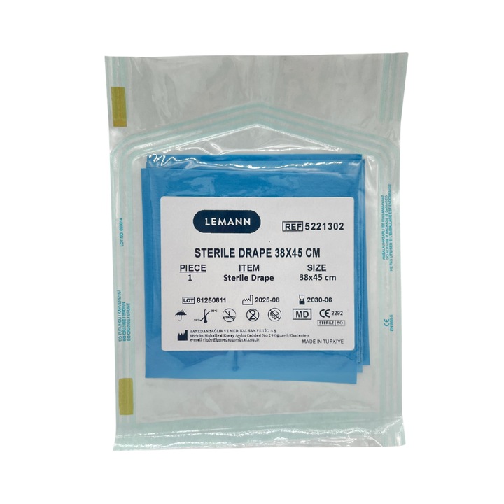 Camp steril Lemann, 38×45 cm, de unica folosinta, ambalat individual