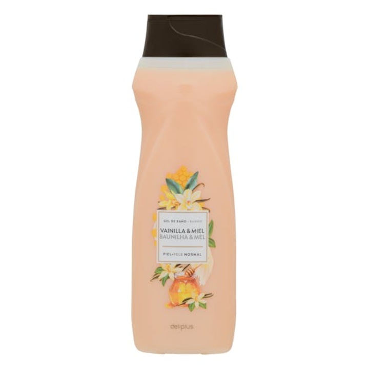 Gel de dus parfumat cu vanilie & miere Deliplus, 750ml