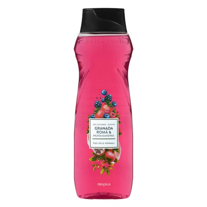 Gel de dus cu rodie & fructe de padure Deliplus, 750ml