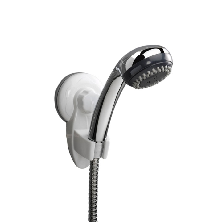 Suport pentru cap de dus, montaj cu ventuza