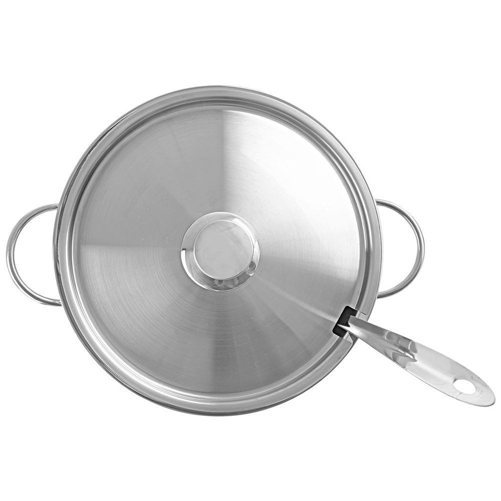 Artemis Bol de inox x18cm argintiu 33.5x26.5x18cm, 4,5 litri, cu capac