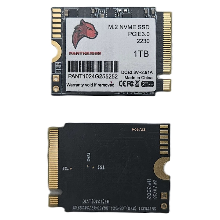 SSD Pantherise 1TB M.2 NVMe 2230 PCIe Gen. 3 – Performanta compacta