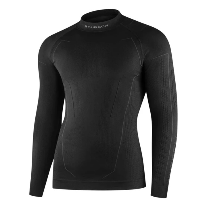 Bluza Cooler Moto Termica Brubeck LS 1654M Negru Marimea M