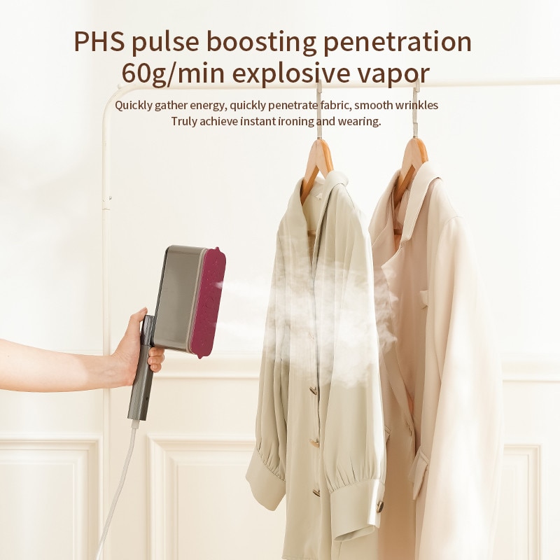 Fier de Calcat Portabil LC-901, 1200W, Panou Ceramic, Pliabil, Gri, Rezervor 125 ml