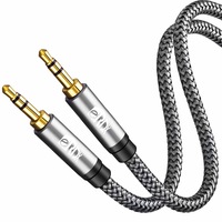 Cablu Audio Stereo eRDX® – 2m, Jack 3.5mm TRS, AUX, Telefon / Laptop / Boxe / Auto