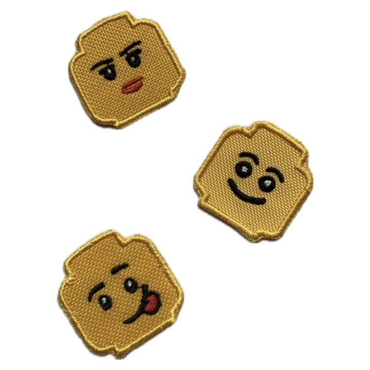 Set 3 bucati petice termice Kufer, 33x33mm