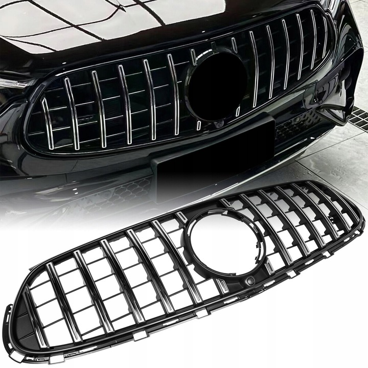 Решетка Mercedes GLC X254 C254 2022, PANAMERICANA, с отвор за камера, ABS