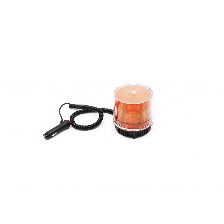 Girofar Auto LED Galben cu Prindere Magnetica 12/24V, 26 LED-uri