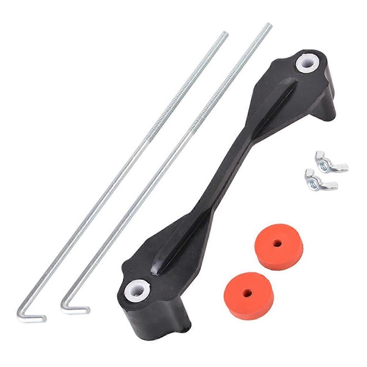 Kit de prindere a bateriei cu suport si carlige, 55ah-100ah, set