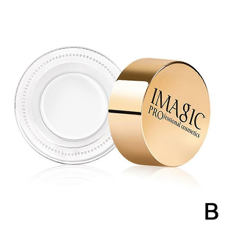 Set eyeliner gel cu pensula, alb, 4g