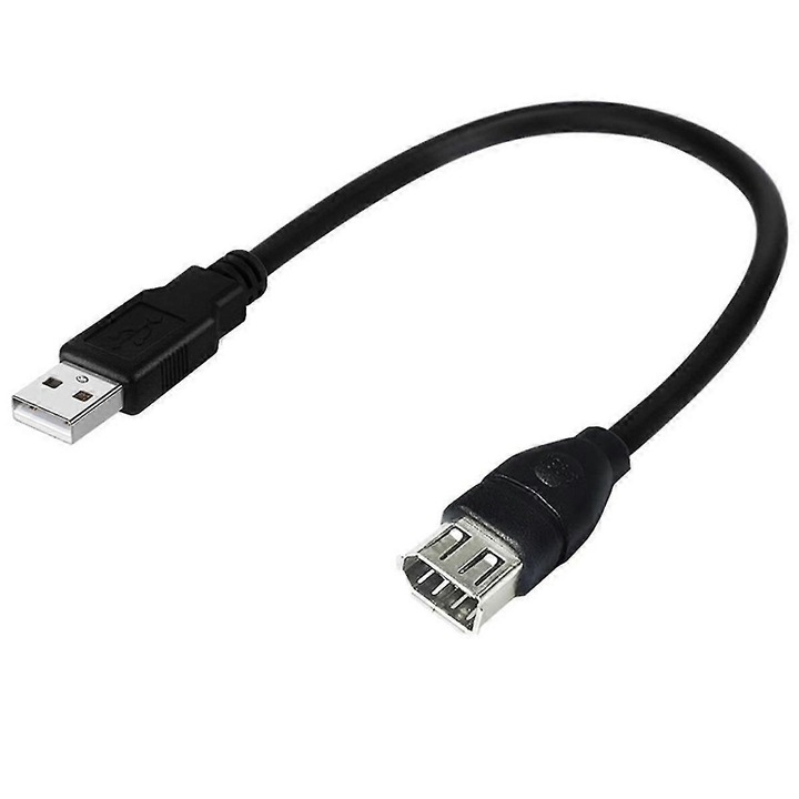 USB 2.0 адаптерен кабел, 6 пина Firewire F към M, 0.2м, черен