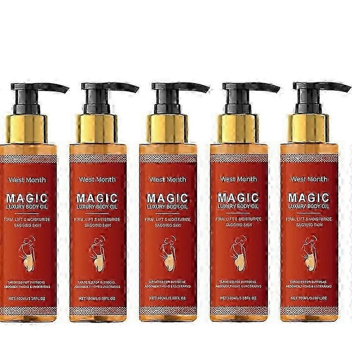 Ulei fermitate pentru corp, 100ml, extract de lavanda, ulei de floare de trandafir, 5 bucati