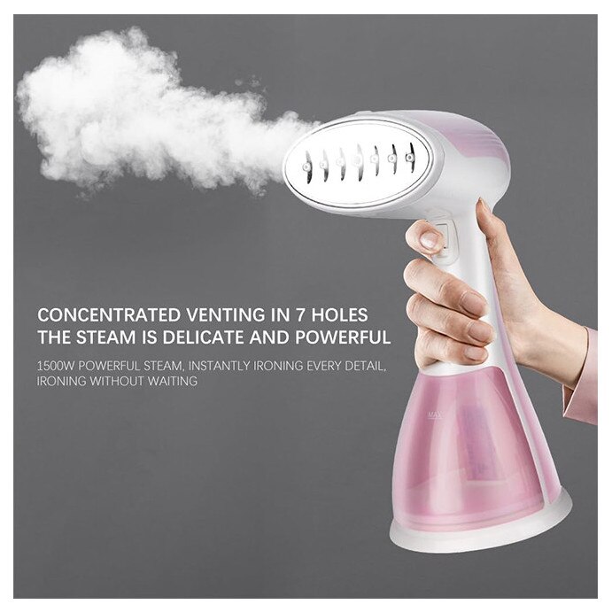 Aparat de calcat cu aburi portabil, 1800 W, rezervor detasabil 300 ML, tehnologie anti-scurgere, compact