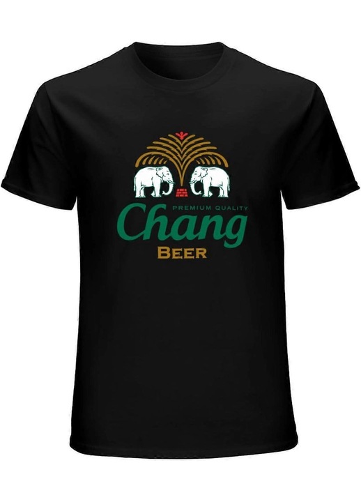 Unisex Chang Beer póló, pamut, Többszínű