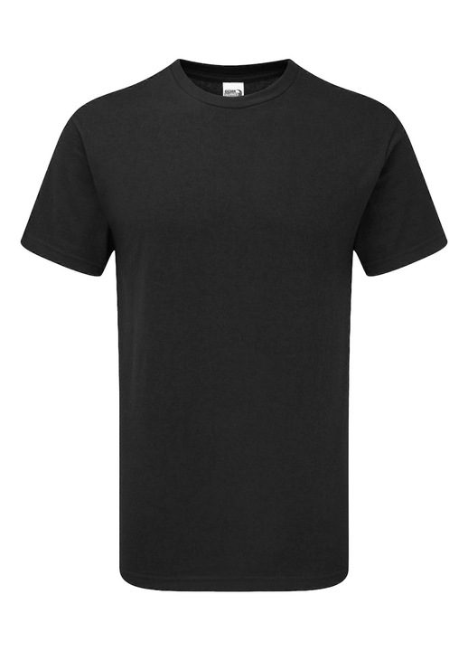 Férfi póló, 100% pamut, fekete, 3XL