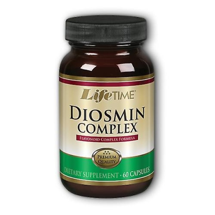 Complex Diosmin, 60 capsule, suport circulatie sanatoasa, 500mg Diosmin, 250mg extract castan salbatic