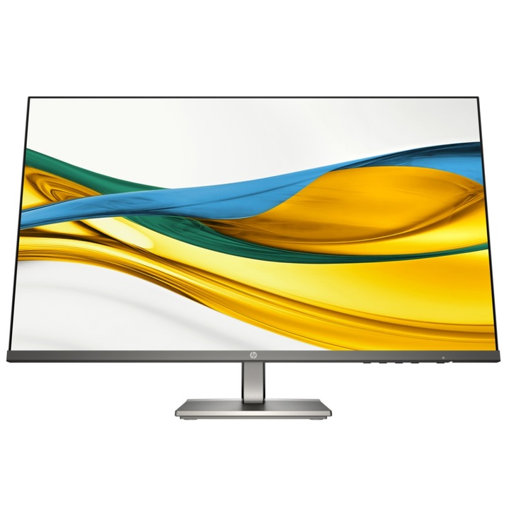 Monitor IPS LED HP 27" S5 527DA, Full HD 1920 x 1080, VGA, HDMI, Boxe, 100 Hz, 5 ms Negru