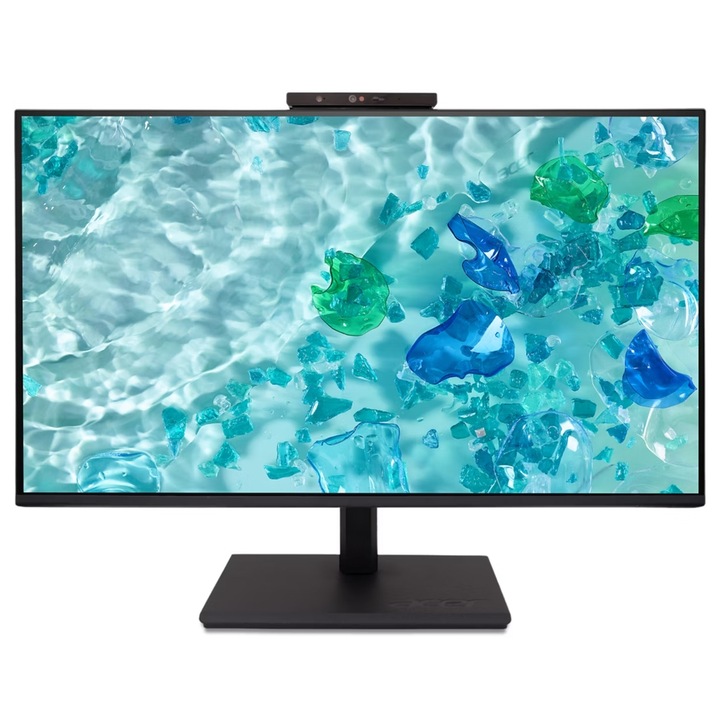 Монитор IPS LED Acer 27" B277UD6b, QHD 2560 x 1440, HDMI, DisplayPort, Високоговорители Черен