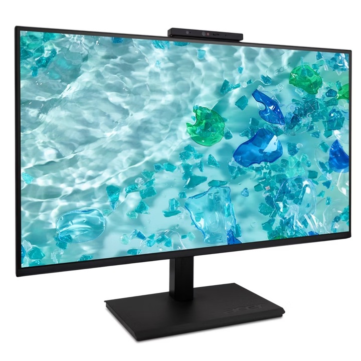 Монитор IPS LED Acer 27" B277UD6b, QHD 2560 x 1440, HDMI, DisplayPort, Високоговорители Черен