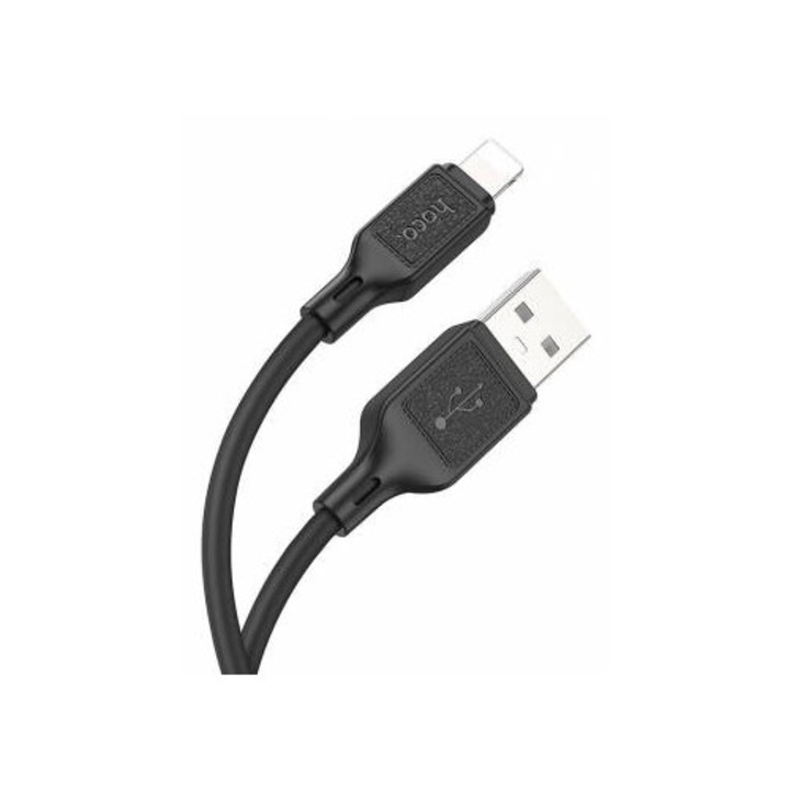 Hoco USB-A - Lightning X90 18W 1m fekete adat- és töltőkábel