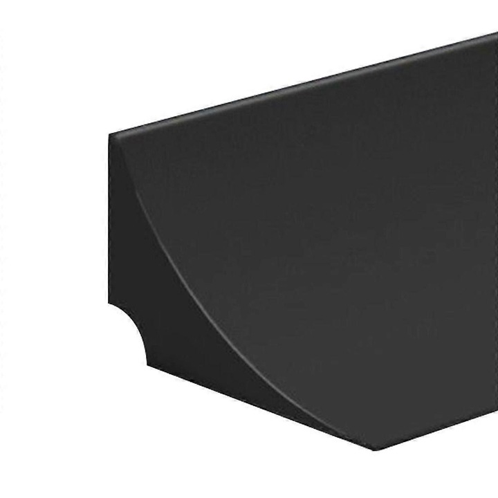 Bara de apa, 300cm, negru, 15mm x 25mm, set de instalare autoadeziv