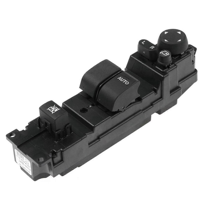 Elektromos ablakemelő kapcsoló Mazda 2-höz, 2008, fekete, ABS