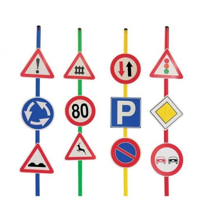 Set 12 semne de circulatie B -Active Play