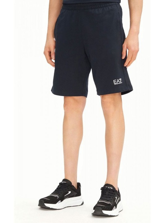 Armani 7 Bermuda nadrág, kék, 100% pamut, M INTL