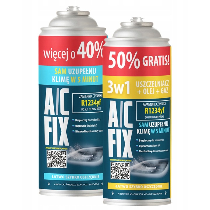 Set A/C FIX R1234yf Etansant 3in1 + GAZ R1234yf