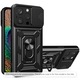 Husa pentru Samsung Galaxy S26 Ultra, SKYDDAR INNOVATION, CamShield, Inel magnetic, set cu sticker, Negru