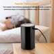 Difuzor Aromaterapie cu Uleiuri Esentiale, Portabil Wireless 10ml, fara Apa, cu Baterie 2200mAh si Incarcare USB, Functionare 80h, 3 Moduri, Oprire Automata, Silentios, Ideal pentru Masina, Birou, Yoga sau Calatorii, Usor din Aluminiu, Negru