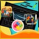Covoras pentru puzzle GALAXIA® 2000 piese – Set cu rola, pompa si geanta depozitare, 118×80 cm, negru