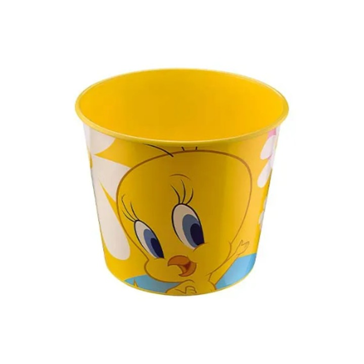 Cutie pentru popcorn galbena 2.2 litri, Tweety 521-53, Tuffex