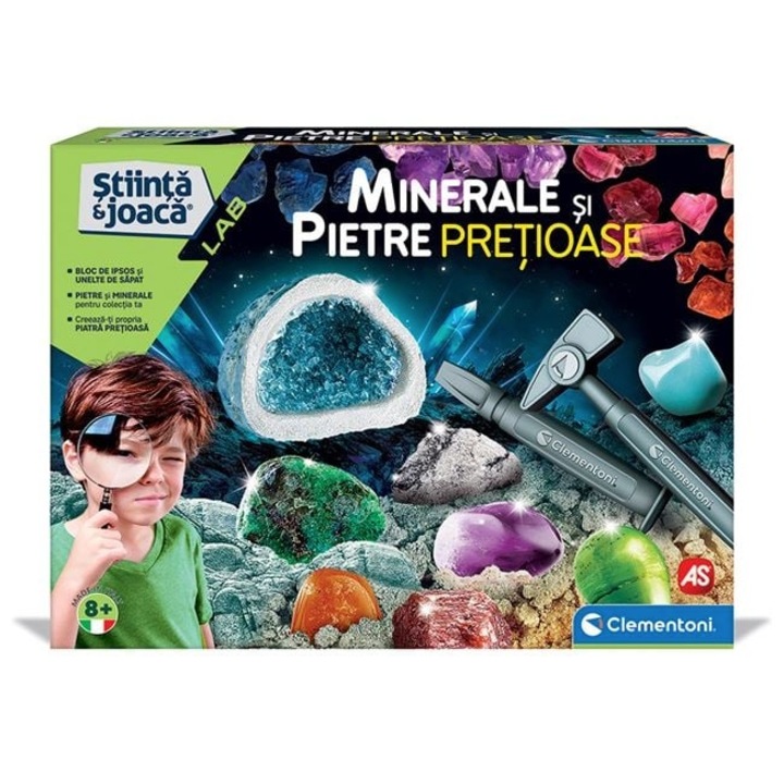 Set de Stiinta si Joaca, Laborator Educational, Minerale si Pietre Pretioase