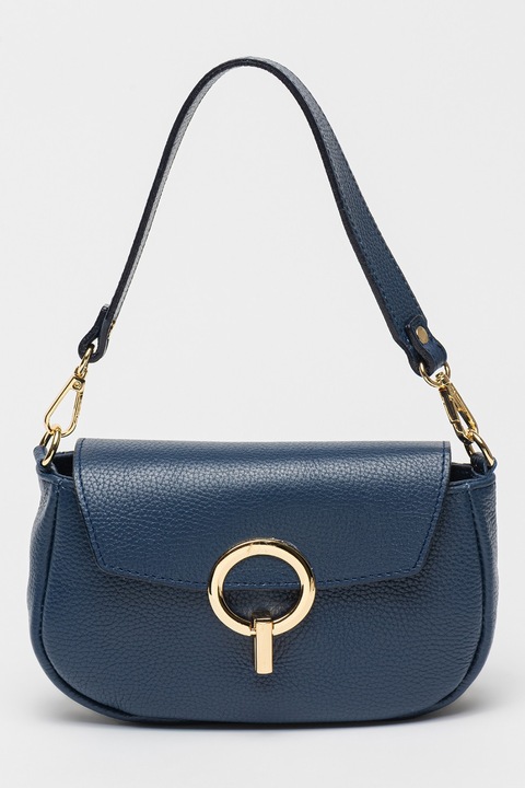 Chiara Canotti, Geanta de piele cu bareta detasabila de umar, Albastru ultramarin