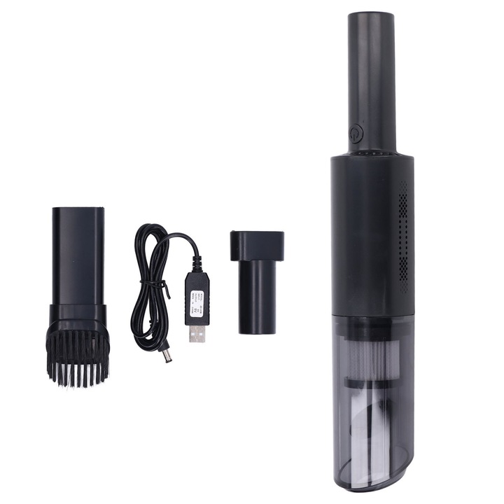 Aspirator de pat Jormftte, 3 in 1, putere de aspiratie 15000pa, capacitate colectare 430ml, 100-240V