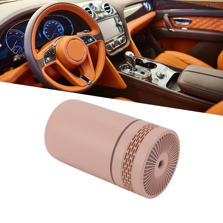 Jormftte párásító, mini, USB, 250ml, 12,7x7cm, rózsaszín, színes fényekkel