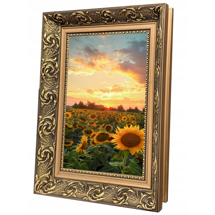 Rama foto 10x15cm, Fotkom, model GLORIA, 5cm latime, 3,8cm inaltime, set complet