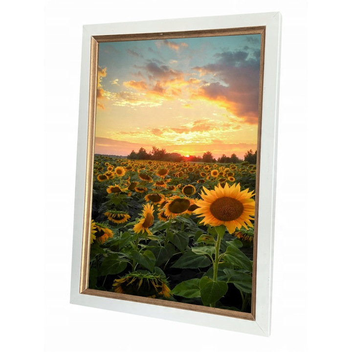 Rama foto 50x70 cm, Fotkom, model FIONA, 2 cm latime, 1,5 cm inaltime, set complet