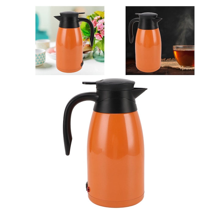 Fierbator electric pentru masina Jormftte, 800ml, inox, 27x10cm, incalzire rapida, design ergonomic