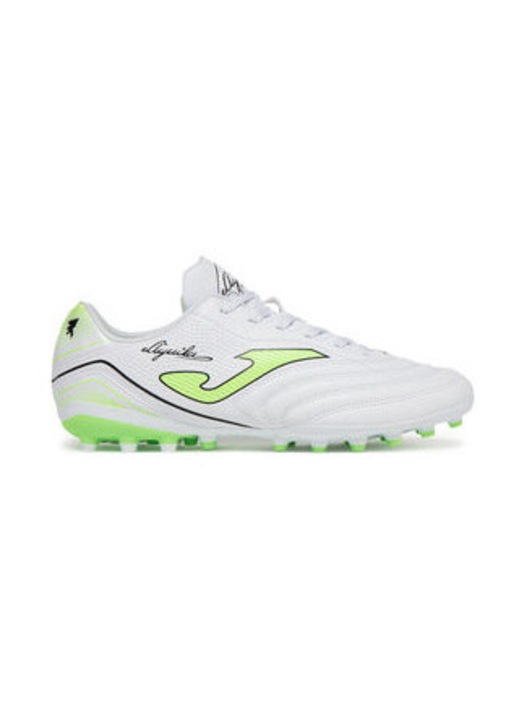Ghete de fotbal Joma, AGUS2502AG, Piele ecologica, Alb