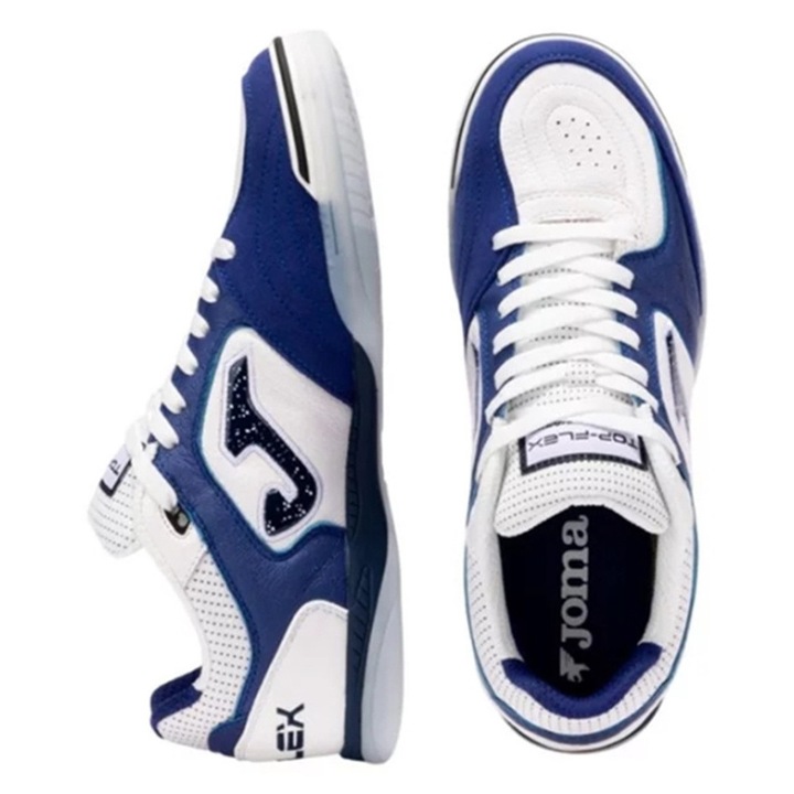 Joma Top Flex bor sportcipo, Fehér/Kék