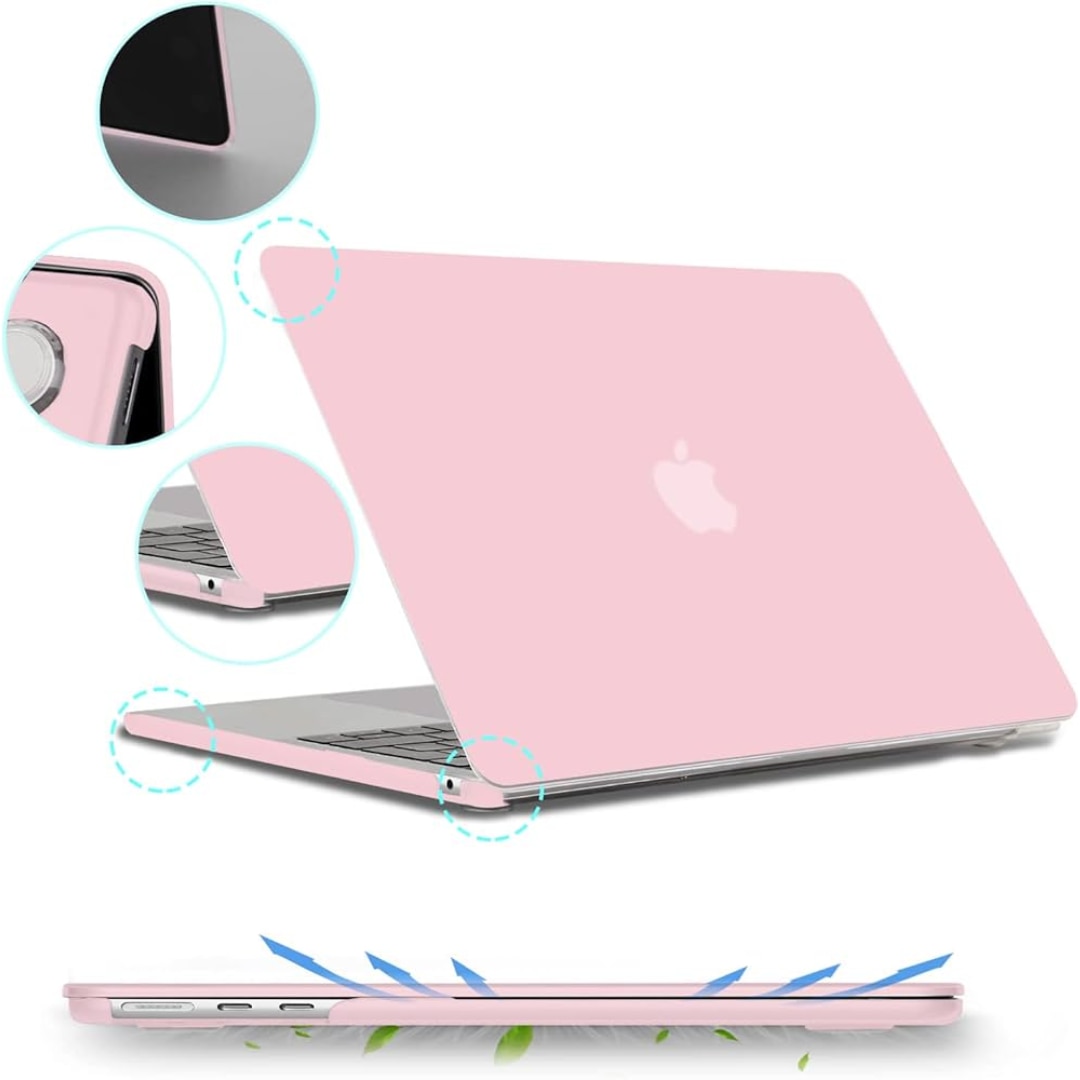 Carcasa slim pentru Macbook M1 Pro 14 inch (2021) /M2 Pro 14 inch (A2442/A2779), Roz