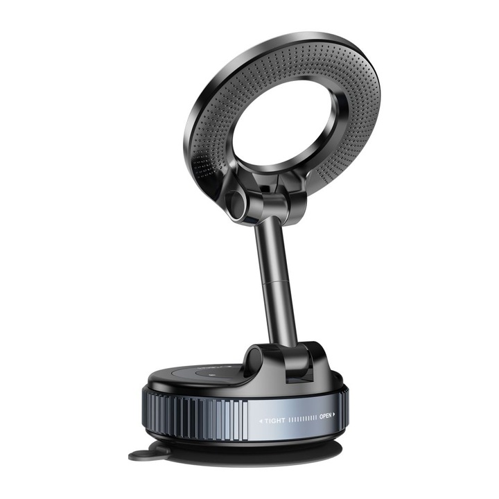 Suport auto Tech-Protect N60 Magnetic, Dashboard Mount, Compatibil MagSafe, Rotire 360 grade, Negru