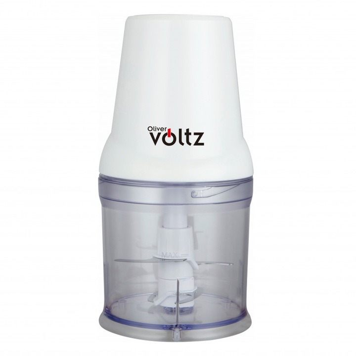 Чопър Oliver Voltz OV51111C, 400 W, 500 ml, Двоен нож, Бял