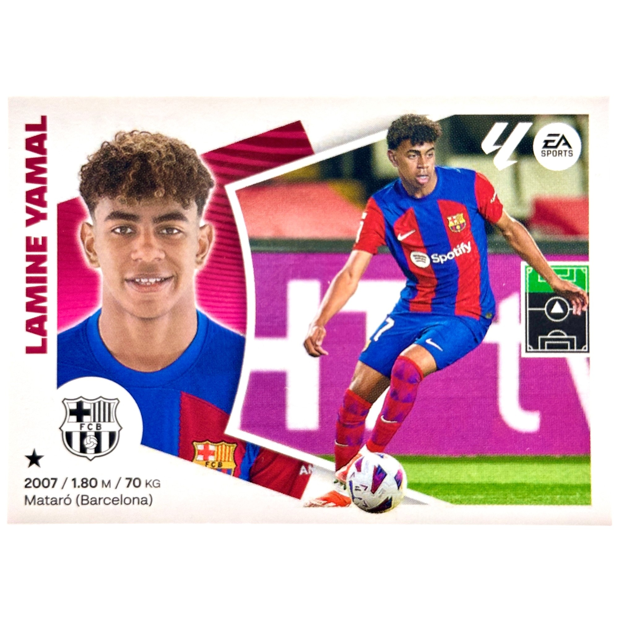 Cartonas de fotbal Panini Lamine Yamal 2024-25 Panini Este Liga