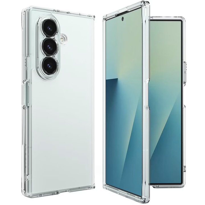 Husa protectie, GUIXUAN, compatibila cu Samsung Galaxy Z Fold 7, Premium Quality, Transparent