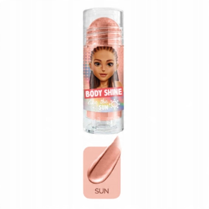 Roll-on pentru copii, Euroswan, SUN, efect de stralucire, 7x2,5cm