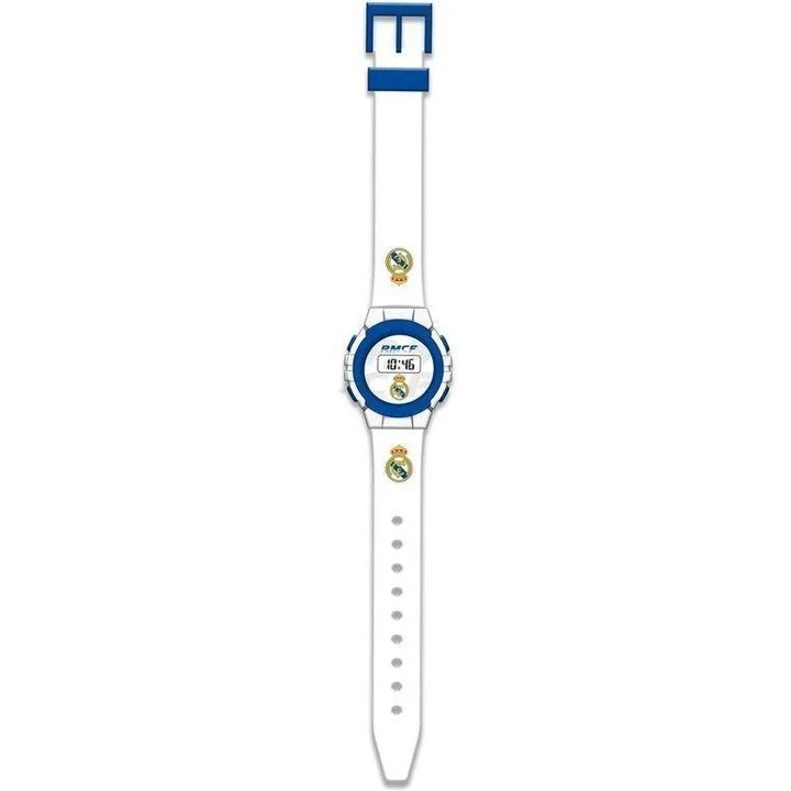 Gyerek digitális karóra, Real Madrid, PVC, 22x1,2x3,5cm, hivatalos szett